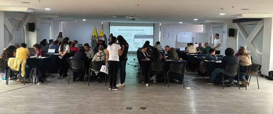 Foto del lugar de la presentación de 'Colombia Programa'
