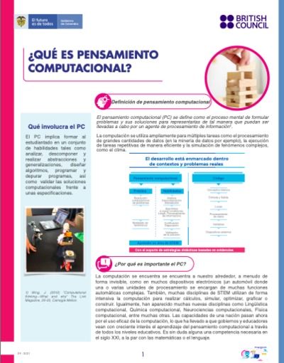 ¿Qué es pensamiento computacional?