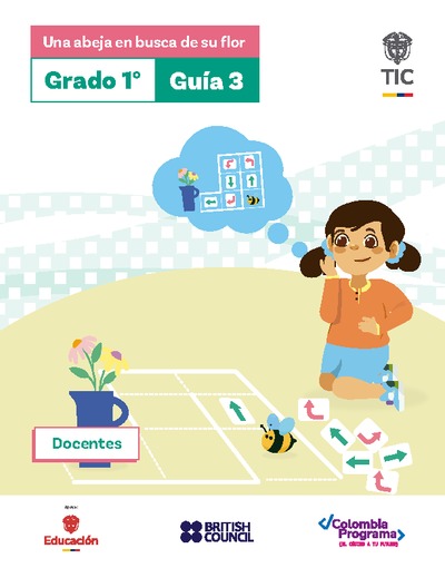 Guía 3. Una abeja en búsqueda de una flor  1°