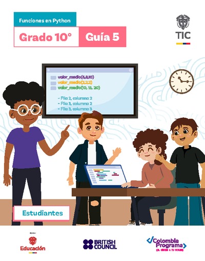 Guía 5. Funciones con Python 10°