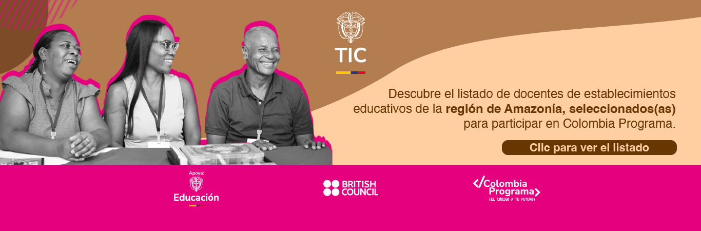 Consulta la lista completa de docentes seleccionados(as) está disponible en el portal oficial de Colombia Programa.