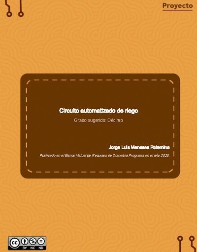 Circuito automatizado de riego