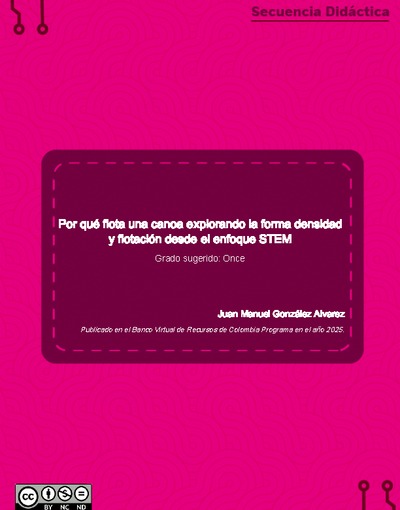 Por qué flota una canoa explorando la forma densidad y flotación desde el enfoque STEM