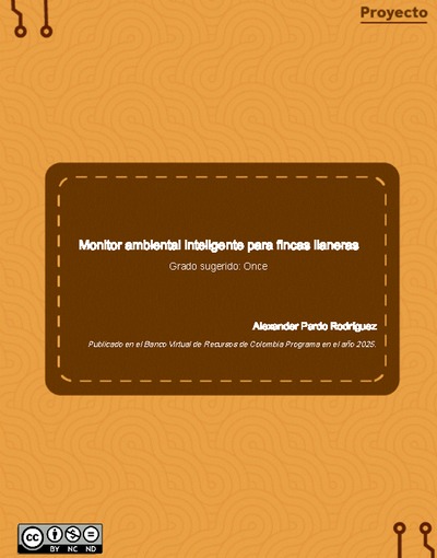 Monitor ambiental inteligente para fincas llaneras