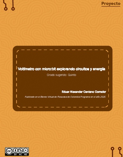 Voltímetro con micro:bit explorando circuitos y energía