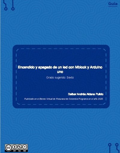 Encendido y apagado de un led con Mblock y Arduino uno