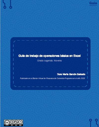 Guía de trabajo de operaciones básica en Excel
