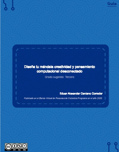 Diseña tu mándala creatividad y pensamiento computacional desconectado