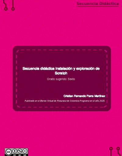 Secuencia didáctica instalación y exploración de Scratch