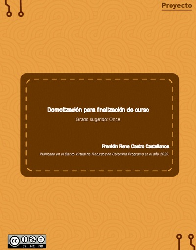 Domotización para finalización de curso