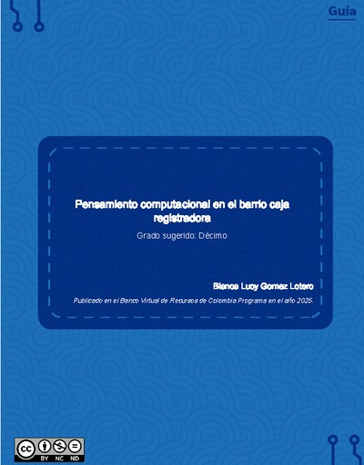 Pensamiento computacional en el barrio caja registradora
