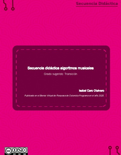 Secuencia didáctica algoritmos musicales