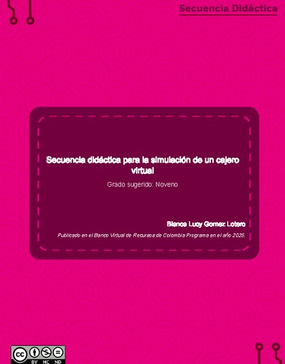 Secuencia didáctica para la simulación de un cajero virtual