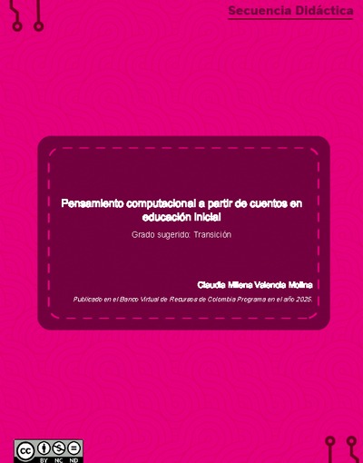 Pensamiento computacional a partir de cuentos en educación inicial