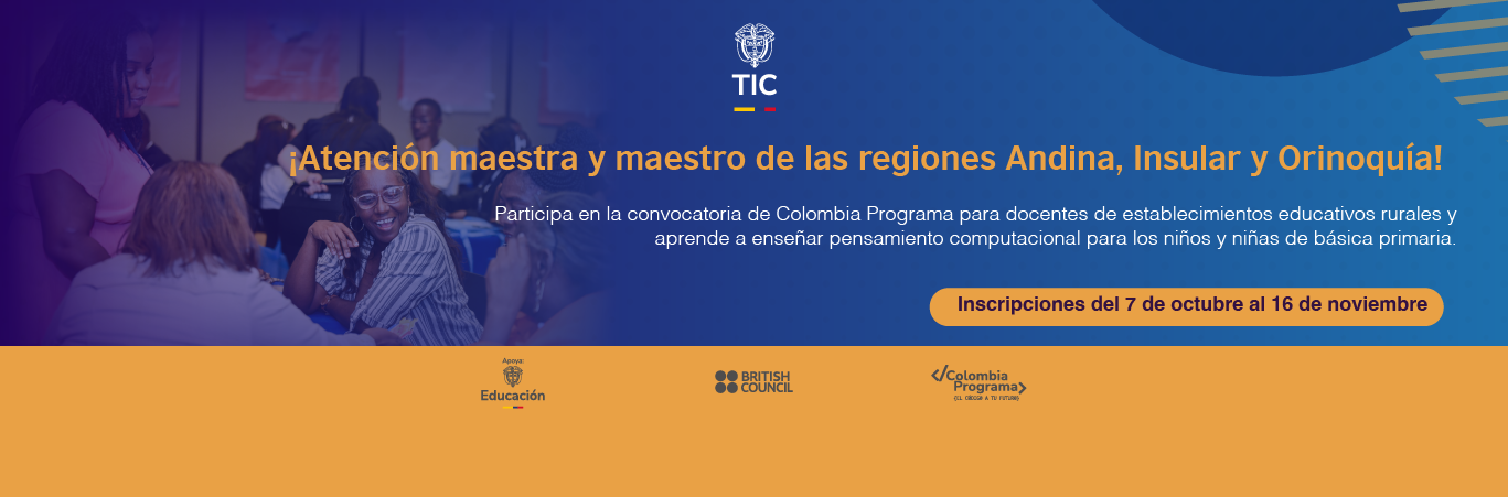 Atención maestros de las regiones Andina, Insular y Orinoquía