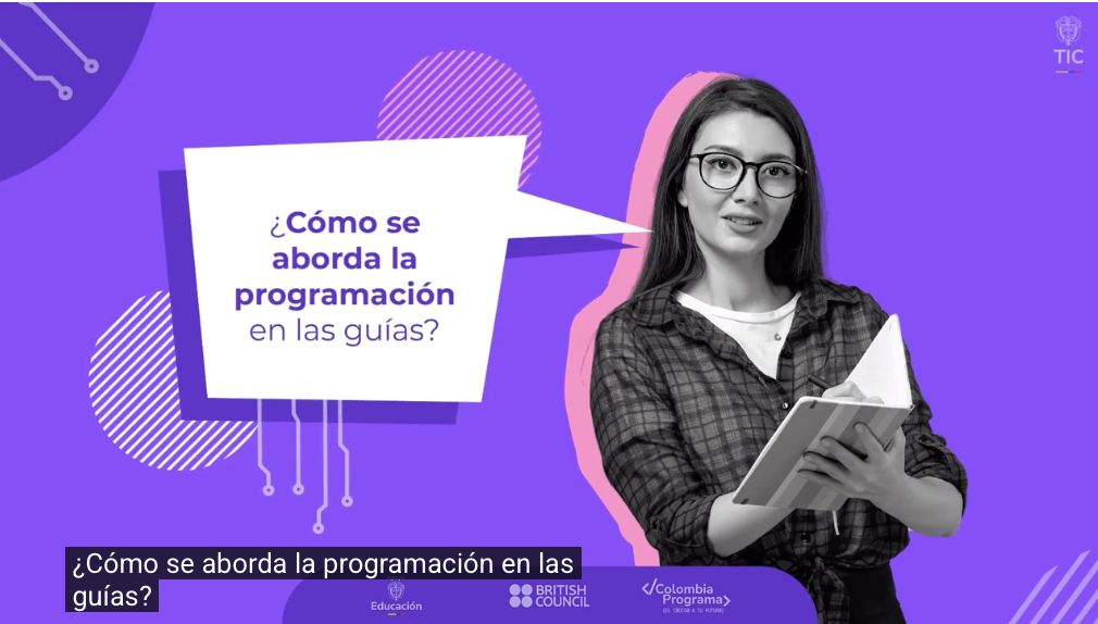 Guías de pensamiento computacional de #ColombiaPrograma | Programación en las guías (1.º a 11.º)