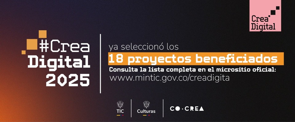 Imagen diseñada para 'Crea Digital 2025'