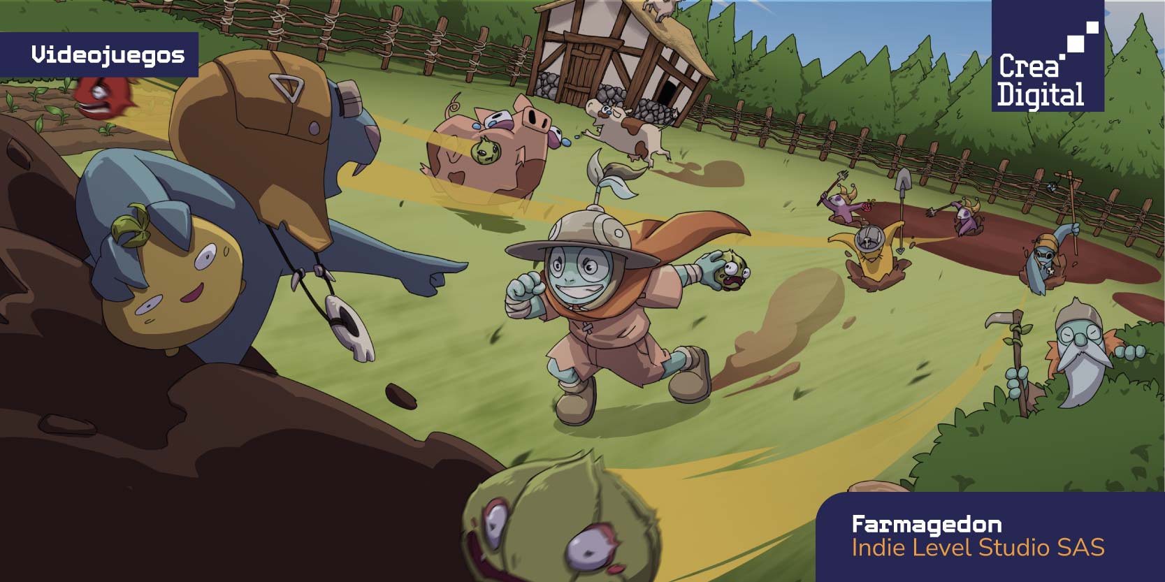 Portada del videojuego Farmagedon