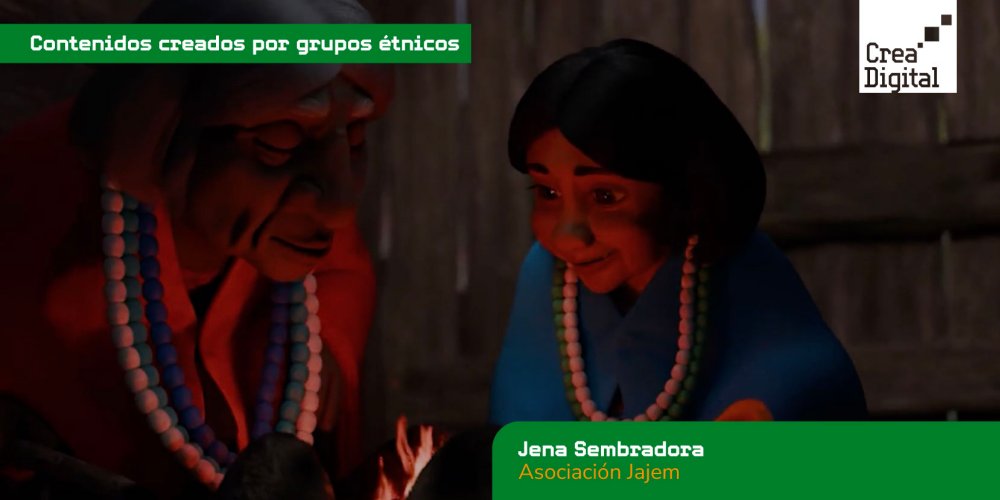 Portada de la serie narrativa Jená sem bradora