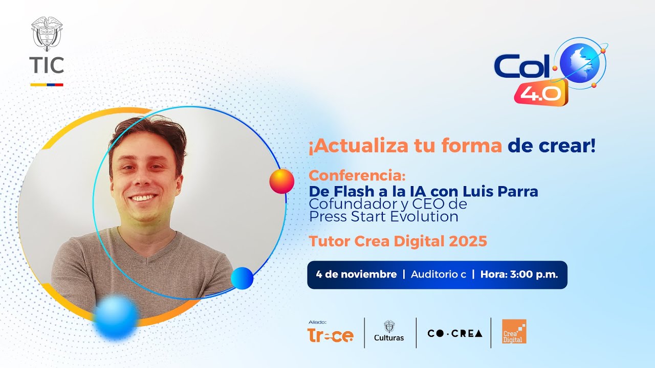 Portada de De Flash a la IA - Crea Digital en Colombia 4.0