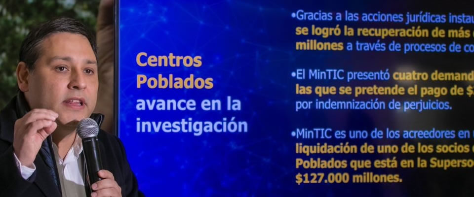 Foto del ministro TIC Mauricio Lizcano