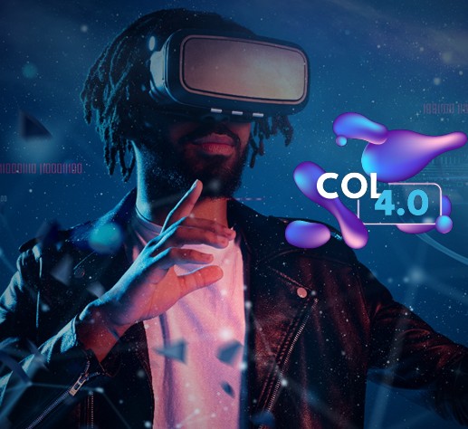 Persona con gafas 3D