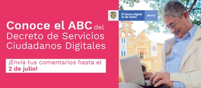 MinTIC recibe aportes al borrador del decreto de Servicios Ciudadanos Digitales
