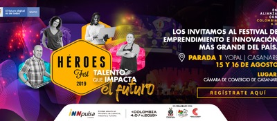 Casanareños recibirán la primera parada de Colombia 4.0 y Héroes Fest el 15 y 16 de agosto