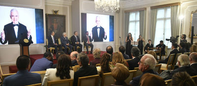 Gobierno nacional rinde homenaje a programadora Jorge Barón Televisión en sus 50 años