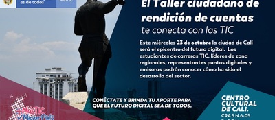 MinTIC realizará “Taller de Rendición de Cuentas” en Cali