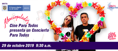 El primer ¡Concierto para Todos! de MinTIC será con Aterciopelados