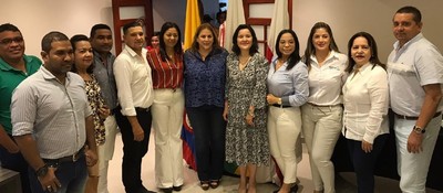 Ministra TIC con alcaldes del Atlántico