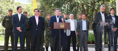Firma del Pacto por la seguridad de Bogotá