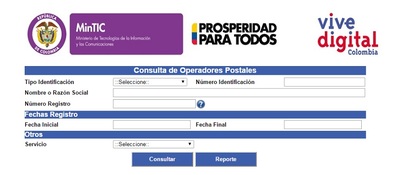 Módulo Registro Postal