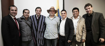 El Ministro David Luna se reunió con mandatarios municipales de Putumayo, Meta y Cundinamarca