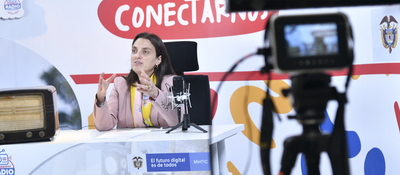 Ministra de las TIC Karen Abudinen
