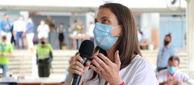 La ministra de las TIC Karen Abudinen.