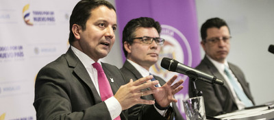 David Luna en el lanzamiento de la aplicación #ClicSalud