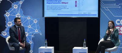 Iván Mantilla, viceministro de Conectividad y Karen Abudinen, ministra TIC