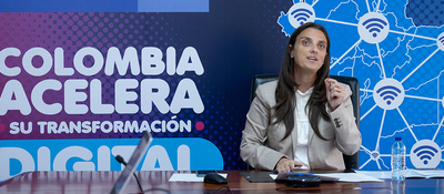 La Ministra TIC, Karen Abudinen.