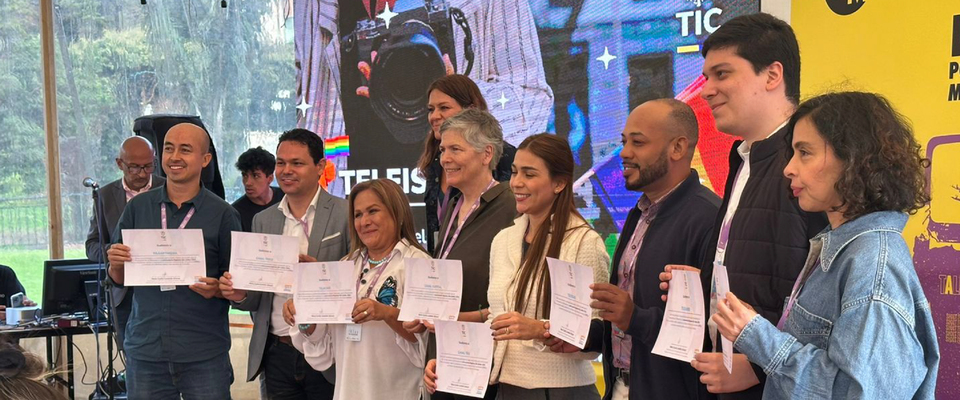 Foto de los ganadores del galardón