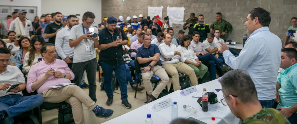 Foto de asistentes a la reunión