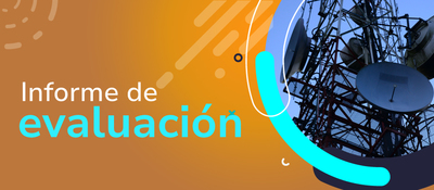 Imagen diseñada con el texto "Informe de evaluación"