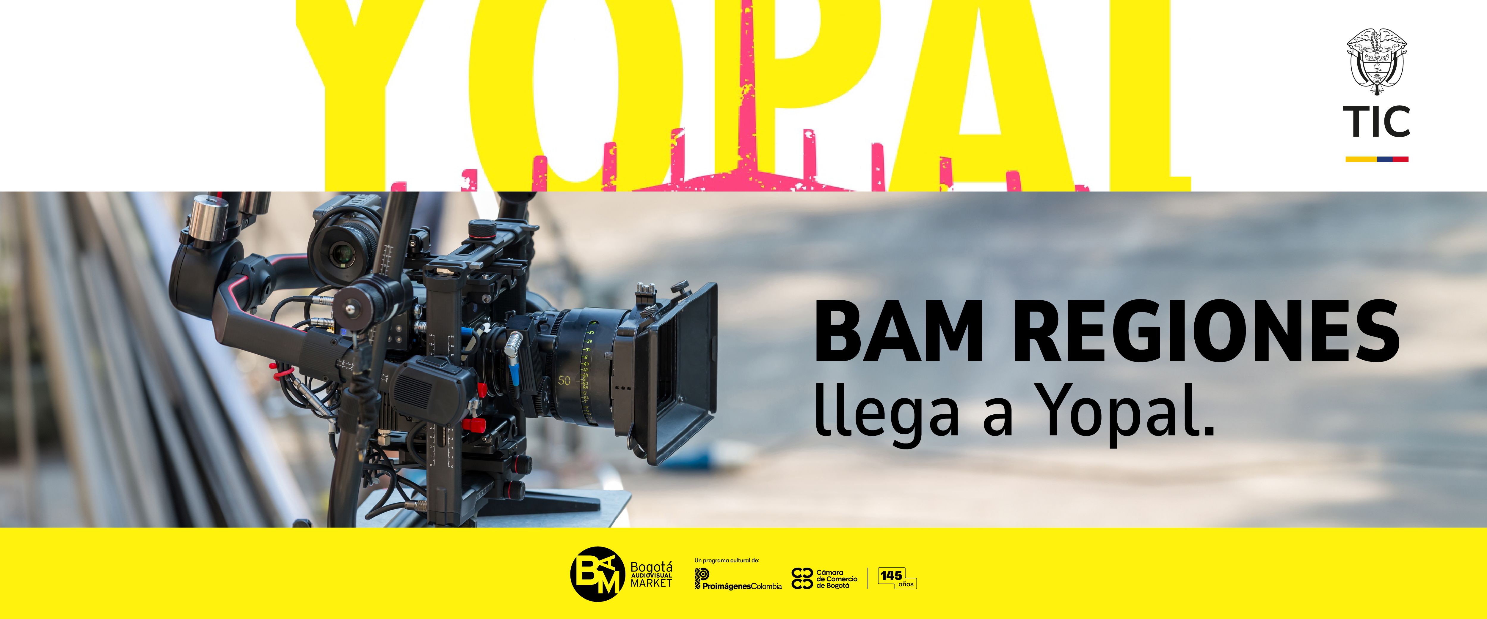Imagen diseñada para 'BAM Regiones llega a Yopal' Imagen diseñada para 'BAM Regiones llega a Yopal'