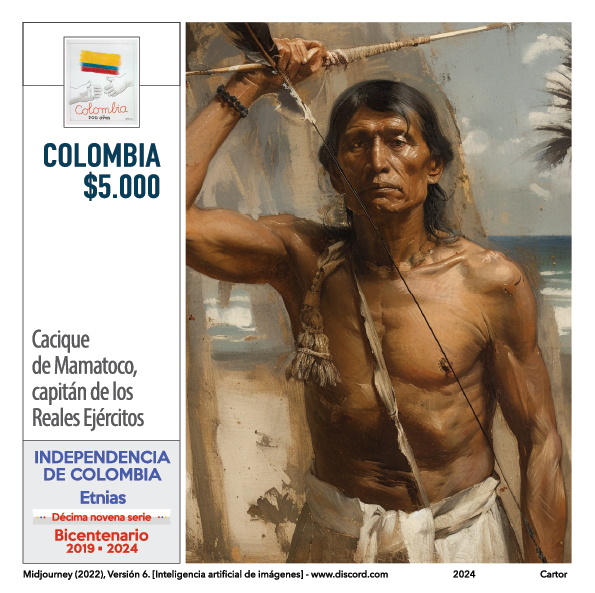 Imagen estampilla de Cacique de Mamatoco