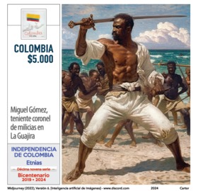Imagen estampilla de Miguel Gómez