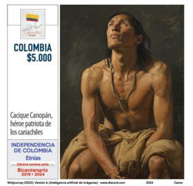 Imagen estampilla de Cacique Canopán