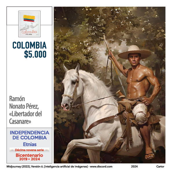 Imagen estampilla de Ramón Nonato Pérez
