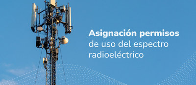 Imagen diseñada para 'Asignación permisos de uso del espectro radioeléctrico'