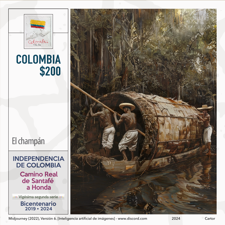 Imagen estampilla de El champán